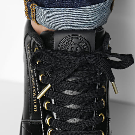 VERSACE JEANS COUTURE ブラックタンクトップ XS Versace Jeans Couture
