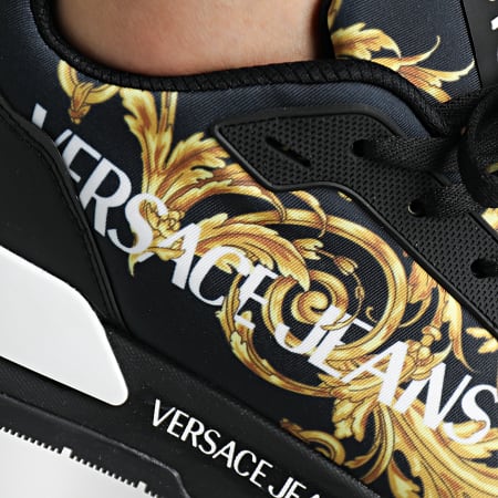 Versace Jeans Couture - Fondo Dynamic Zapatillas 73YA3SAA Negro Renacimiento