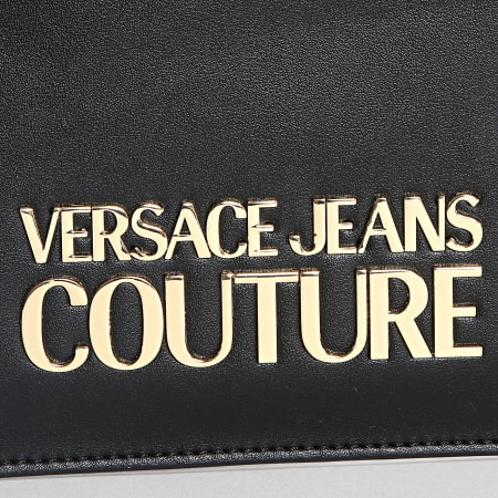 Versace Jeans Couture - Embrague para mujer 73VA4BLX Negro Oro