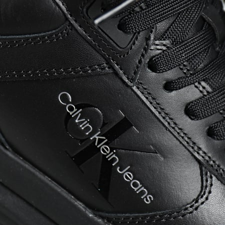 Calvin Klein - Baskets Chunky Runner Leather Nappa 0521 Black