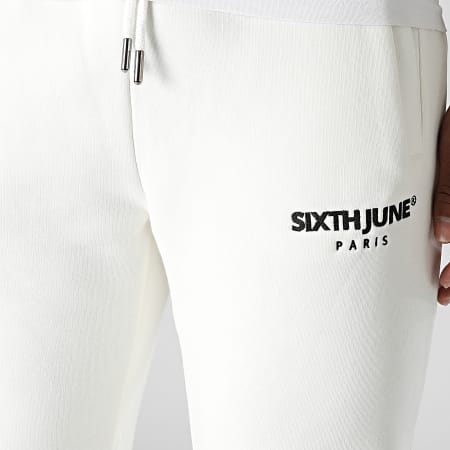 Sixth June - Pantalon Jogging M23612EPA Blanc