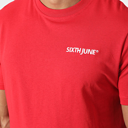 Sixth June - Tee Shirt M22700ETS Rouge