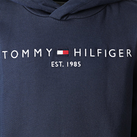 Tommy Hilfiger - Sudadera con capucha para niño Essential 0213 Azul marino