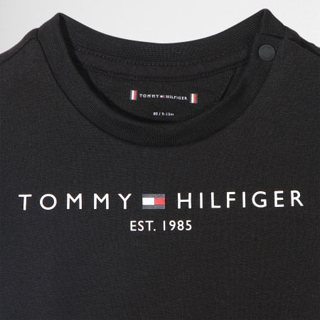 Tommy Hilfiger - Tee Shirt Enfant Baby Essential 1487 Noir