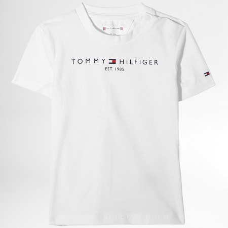 Tommy Hilfiger - Tee Shirt Enfant Baby Essential 1487 Blanc