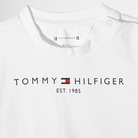Tommy Hilfiger - Tee Shirt Enfant Baby Essential 1487 Blanc