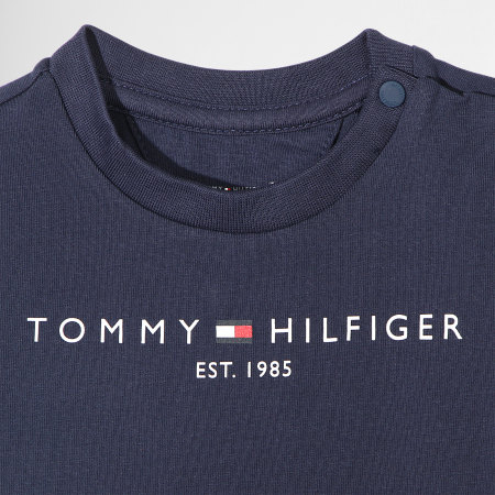 Tommy Hilfiger - Tee Shirt Enfant Baby Essential 0210 Bleu Marine
