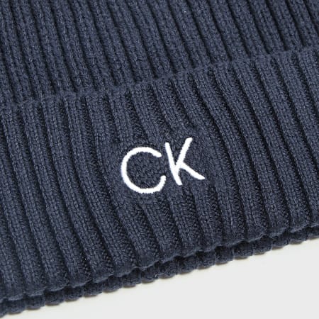 Calvin Klein - Bonnet Classic Cotton 9680 Bleu Marine