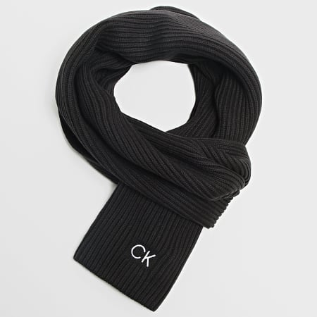 Calvin Klein - Sciarpa classica in cotone 9693 nero