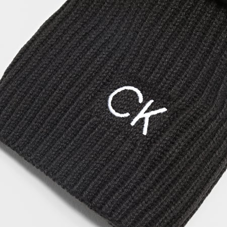 Calvin Klein - Sciarpa classica in cotone 9693 nero