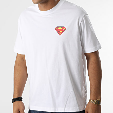 DC Comics - Maglietta Oversize Logo Grande Bianco