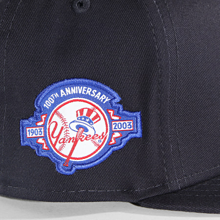New Era - Casquette Fitted 59Fifty Patch New York Yankees Bleu Marine