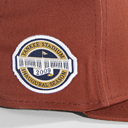 New Era - Casquette Fitted 59Fifty Patch New York Yankees Marron