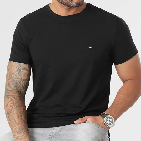 Tommy Hilfiger - Camiseta Core Stretch Slim 7539 Negra
