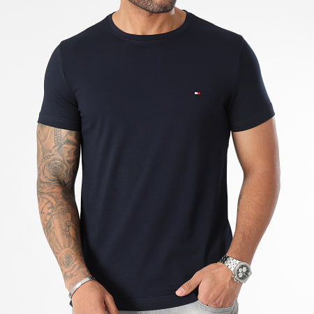 Tommy Hilfiger - Slim Core Stretch Camiseta 7539 Azul marino
