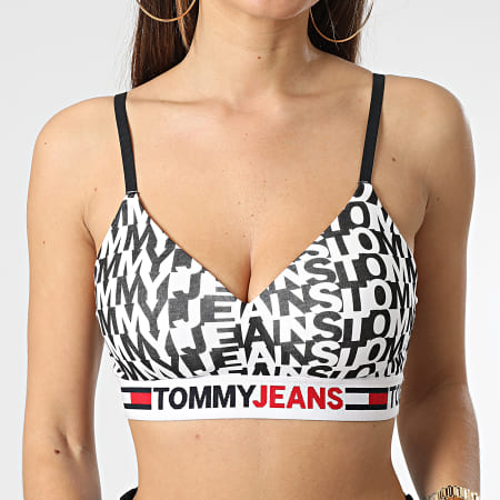 Tommy Jeans - Sujetador Mujer 3834 Blanco Negro
