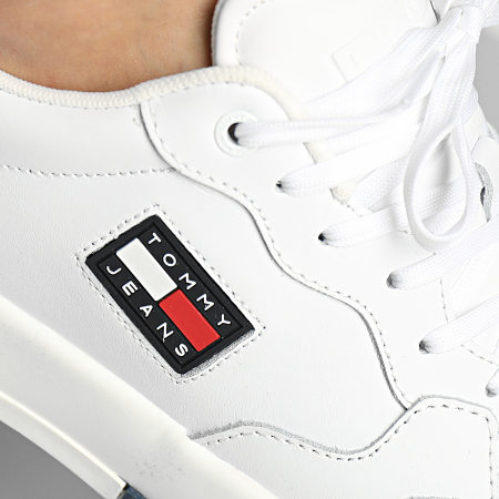 Tommy Jeans - Baskets Leather 0899 White