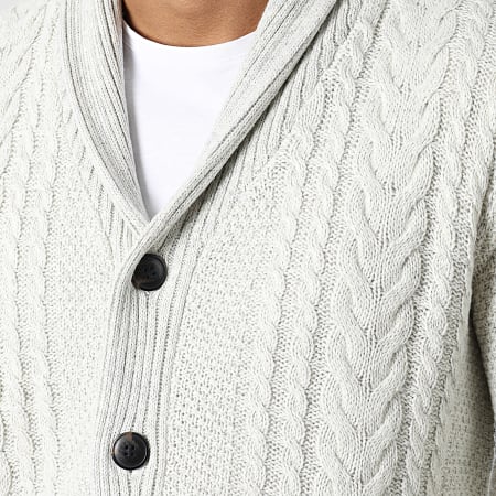 Jack And Jones - Cardigan beige in chiné