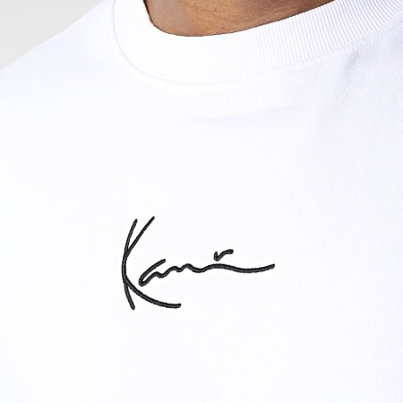 Karl Kani - Sudadera cuello redondo Small Signature 6020164 Blanco