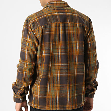 Only And Sons - Camisa a cuadros Scott Camel Grey Charcoal