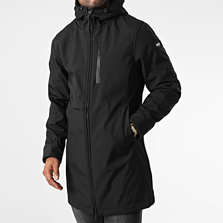 Schott NYC - Parka con capucha Kalvin Negra