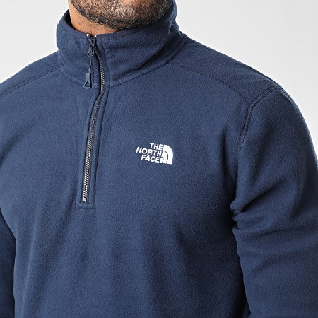 The North Face - Giacca in pile con zip Glacier Navy