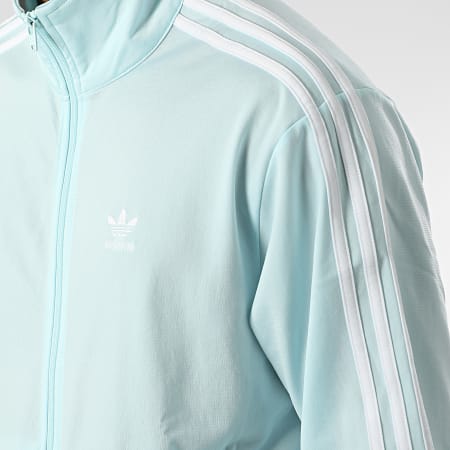 Adidas Originals - Veste Zippée A Bandes HL9341 Bleu Ciel