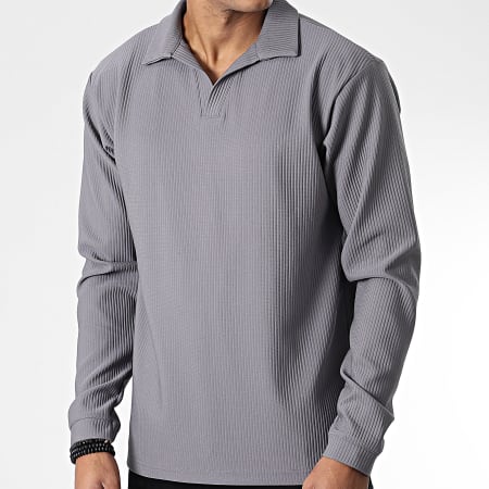 Classic Series - Polo Manches Longues TS-024 Gris