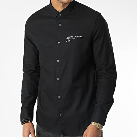 Camisa armani hot sale exchange negra