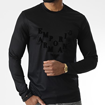 Tee shirt armani manche longue discount