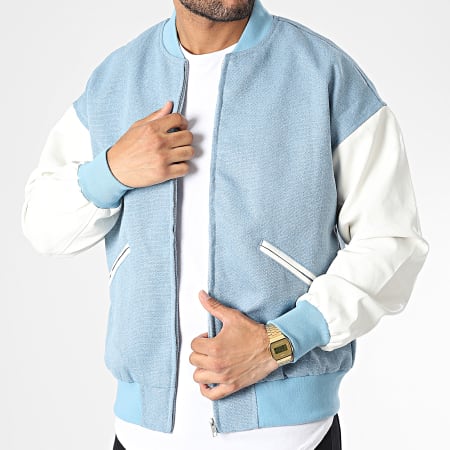 MTX - Veste Zippée Capuche Bleu Clair