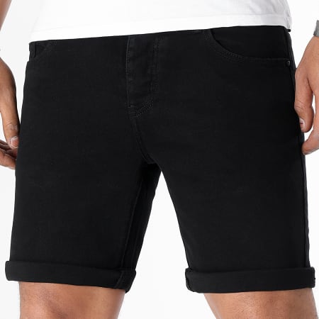 LBO - Pantalones cortos vaqueros 0230 Negro