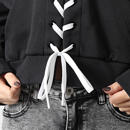Adidas Originals - Sudadera con capucha para mujer HK5057 Negro