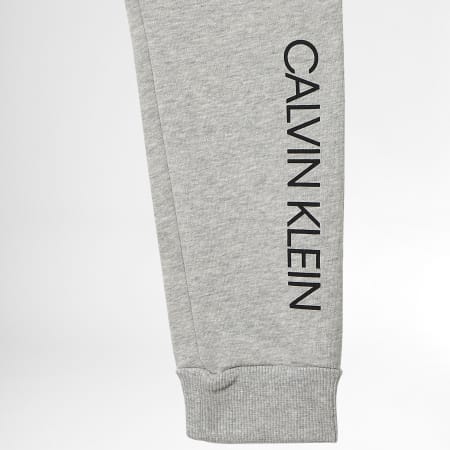 Calvin Klein - Logo istituzionale 0954 Pantaloni da jogging per bambini Grigio erica