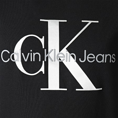 Calvin Klein - Sweat Crewneck Enfant Monogram Logo 0265 Noir