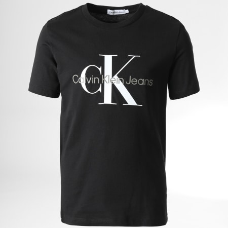 Calvin Klein - Monogram Logo Camiseta 0267 Negro
