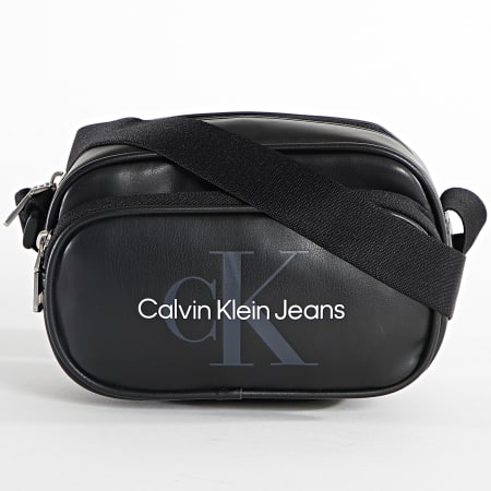 Calvin Klein - Borsa morbida Monogram 0107 Nero