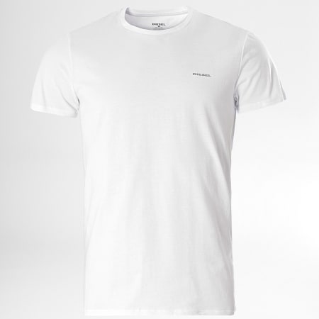 Diesel - Confezione da 6 magliette Jake a girocollo Bianco Grigio Heather Nero