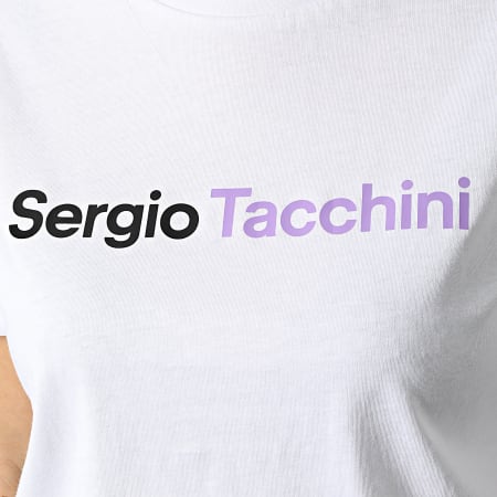 Sergio Tacchini - Tee Shirt Femme Robin Blanc