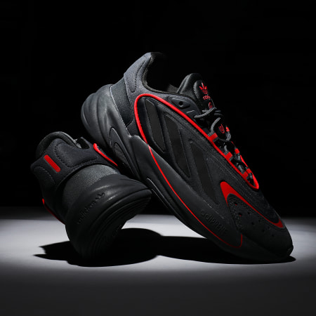 Adidas Originals - Baskets Ozelia Bayern Munchen HP7812 Carbon Core Black Red
