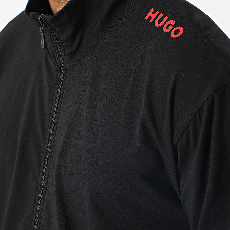 HUGO - Etiquetado 7782 Chaqueta con cremallera Negro