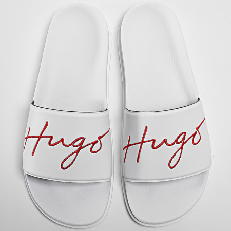 HUGO - Claquettes Match Slide 50487657 White