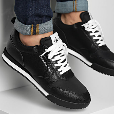 Calvin Klein Sneaker basse allacciate Biologique 0511 Nero Ryses
