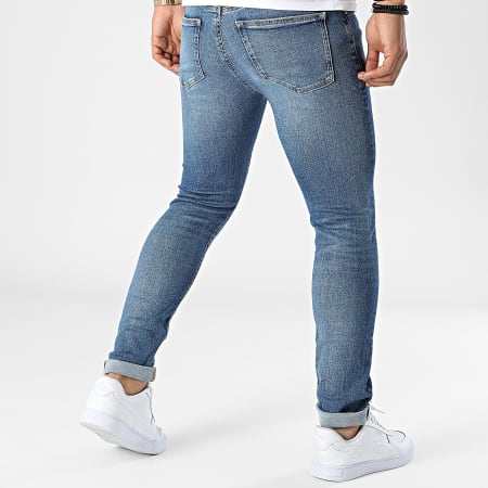 Calvin Klein - 1448 Jeans skinny in denim blu