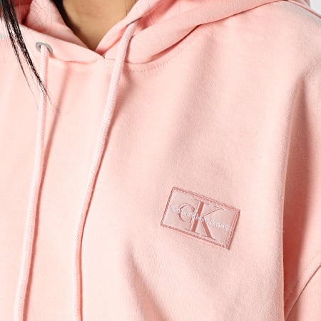 Calvin Klein - Sudadera con capucha para mujer 9754 Rosa
