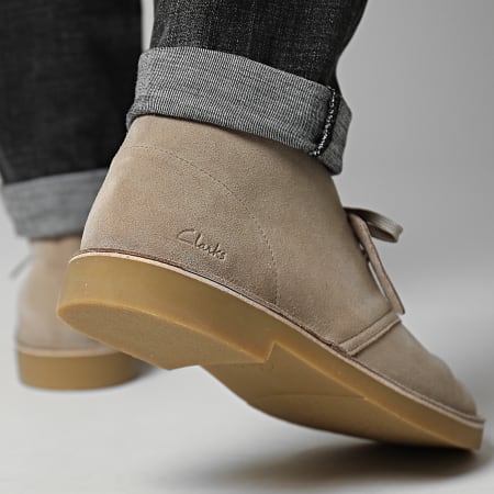 Clarks - Chaussures Desert Boots Evo Sand Suede
