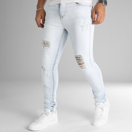 LBO - LB054-4 Jeans slim in denim Super Wash