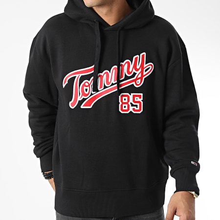 Tommy Jeans - Sudadera universitaria con capucha 85 5711 Negro