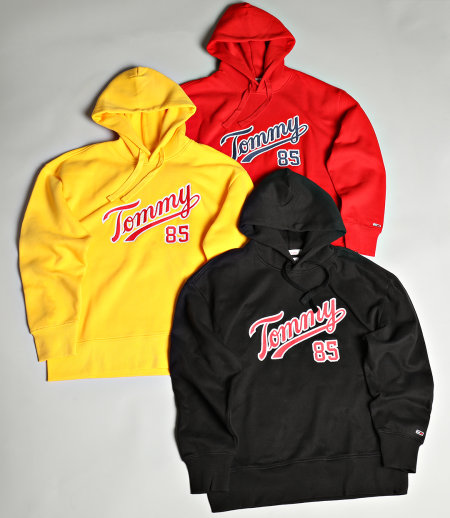Tommy Jeans - Sudadera universitaria con capucha 85 5711 Negro