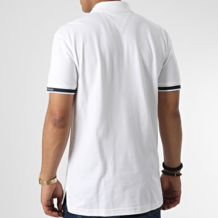 Tommy Jeans - Polo Manches Courtes Classic Essential 5751 Blanc